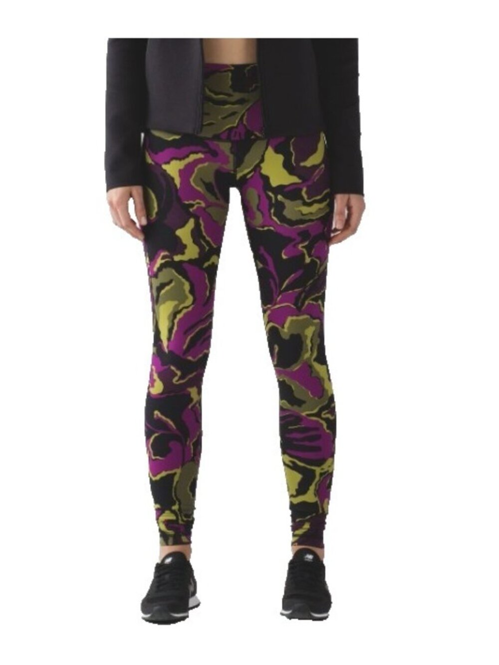 Lululemon Wunder Under Leggings Boom Bloom Chartreuse